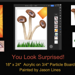 Making of the collage.